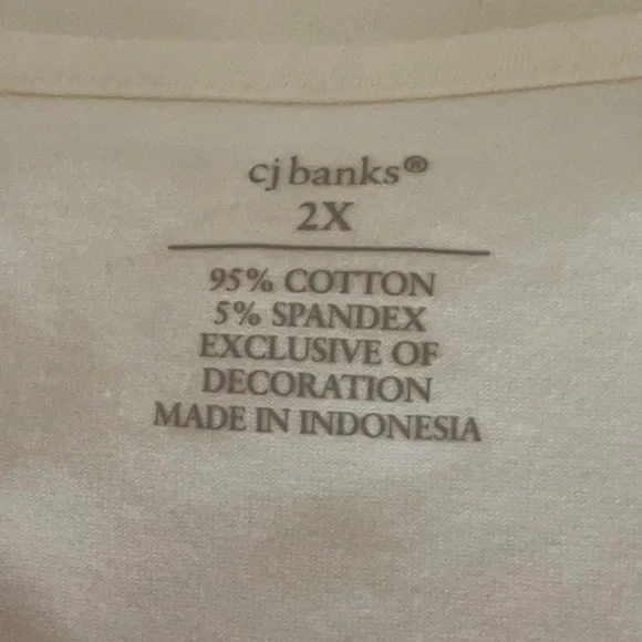 2 Piece Bundle CJ Banks Size 2X Women’s Tops - Picture 5 of 9